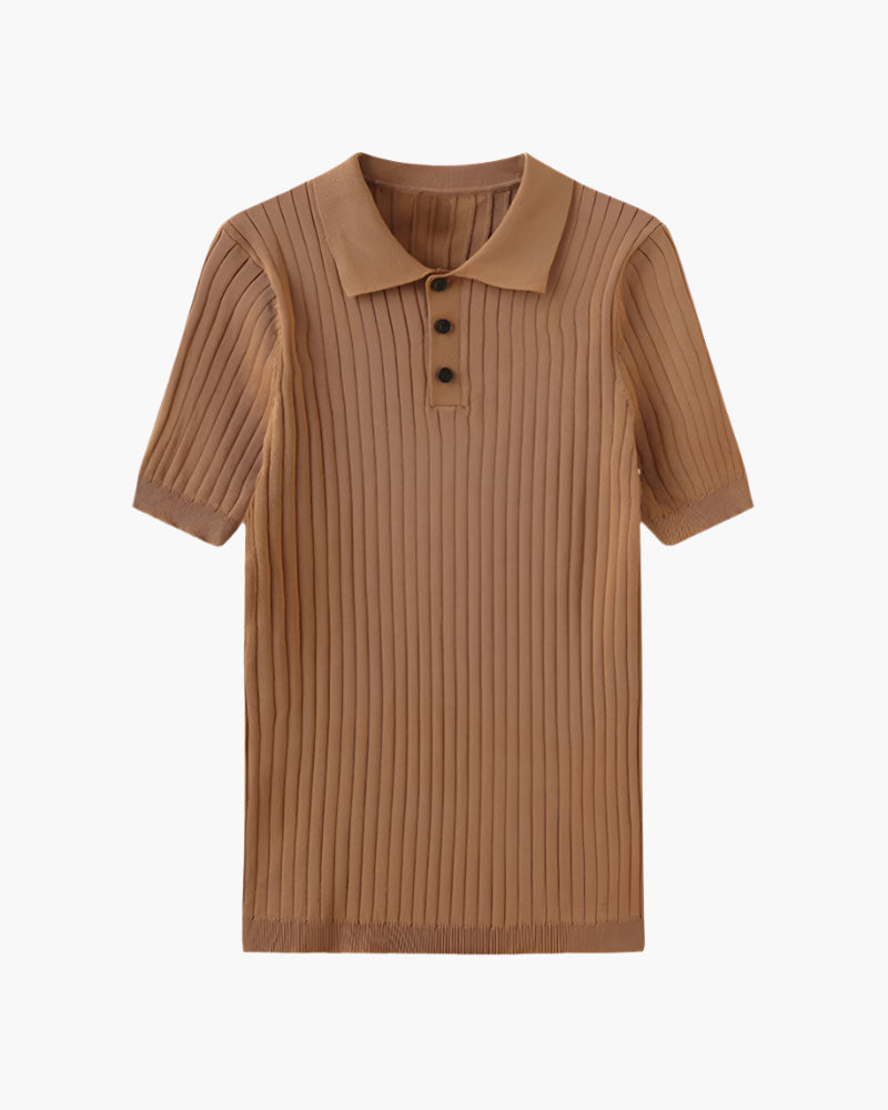 Korrazo Knitted Polo Shirt