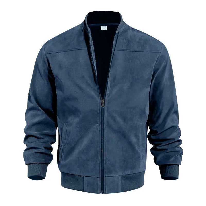 Richard Suede Bomber Jacket