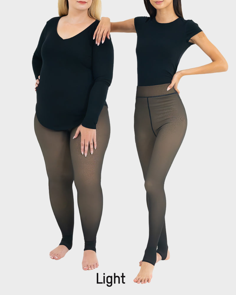 Translucent Fleece Lined Tights