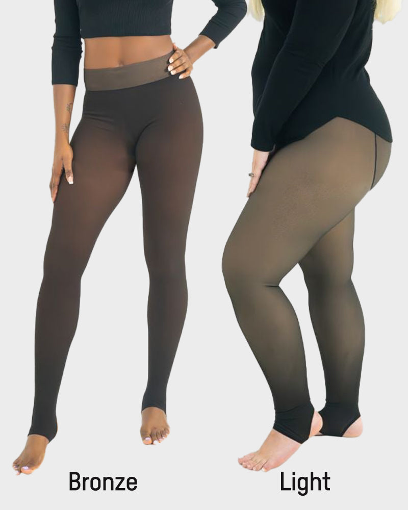 Translucent Fleece Lined Tights