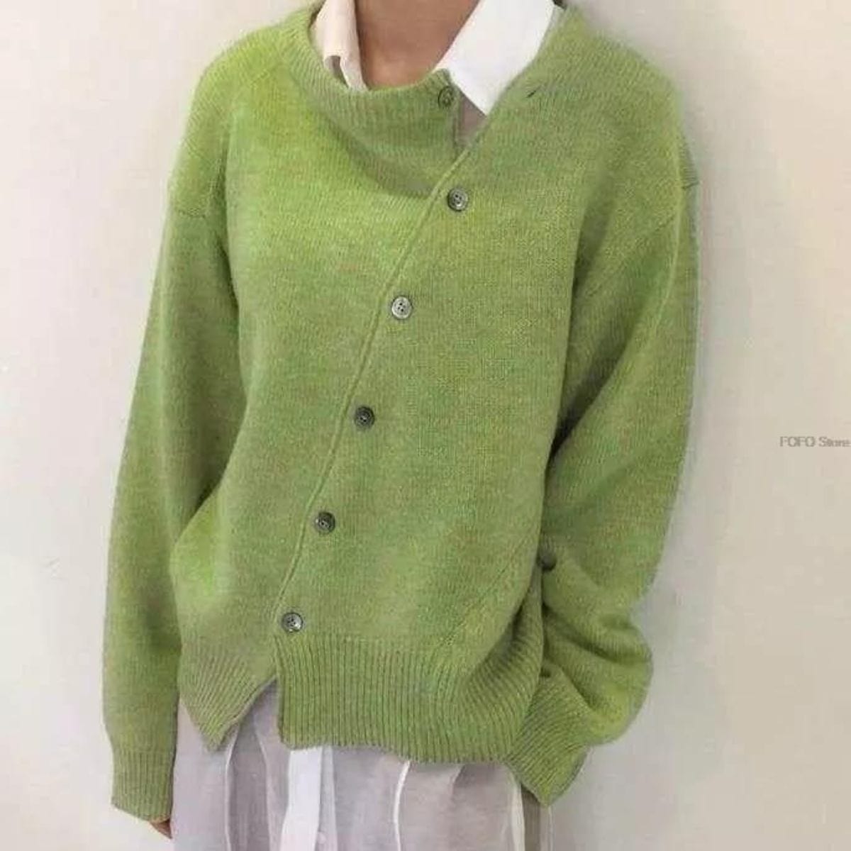 Tessa Wool Button Cardigan