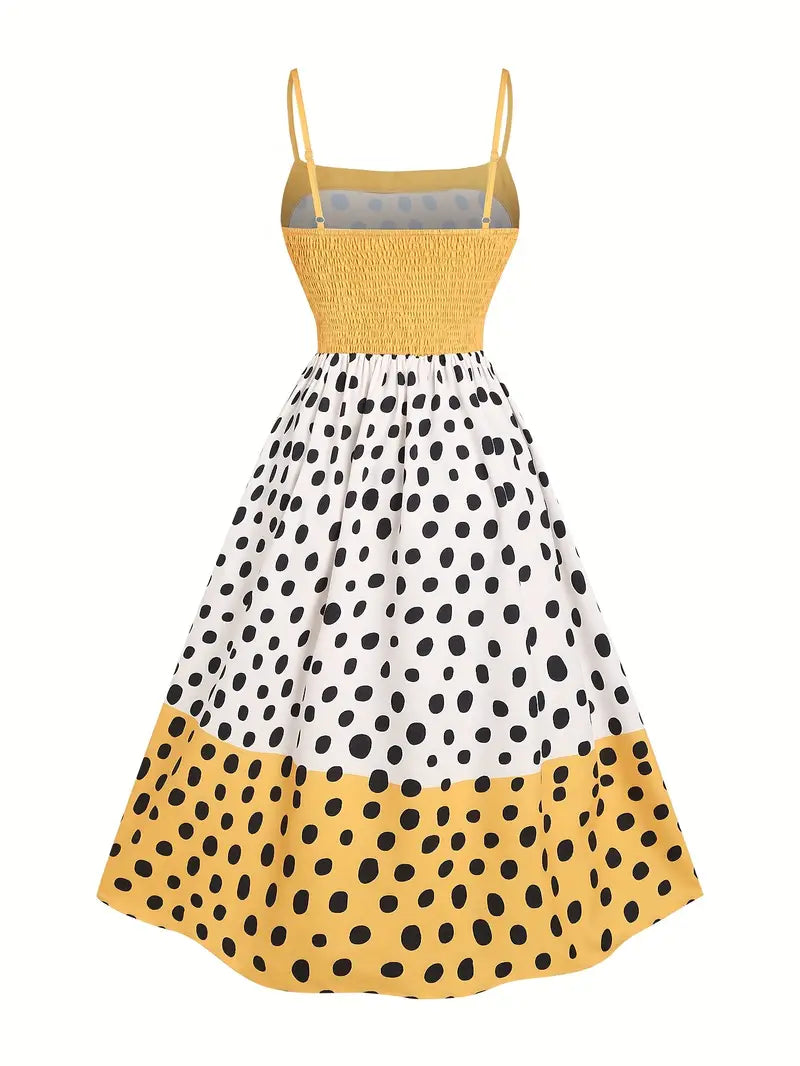 SunDots Maxi Dress