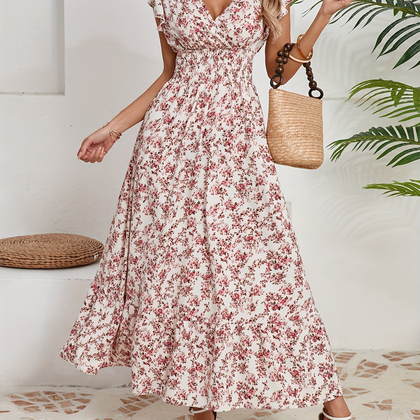 FloraVibe Summer Maxi Dress