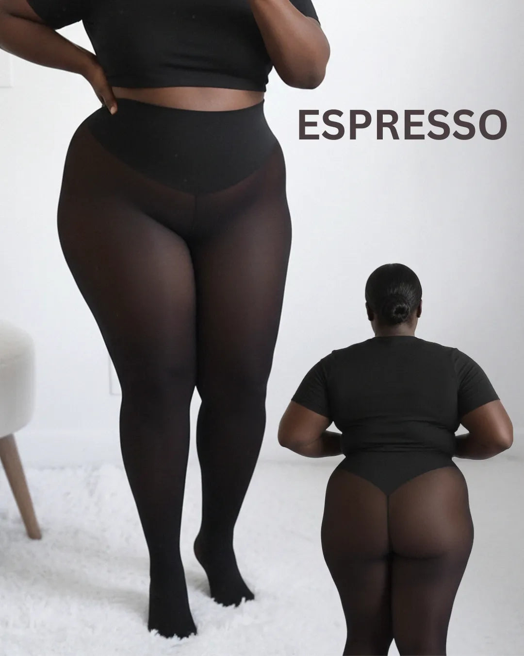 Translucent Fleece Lined Tights