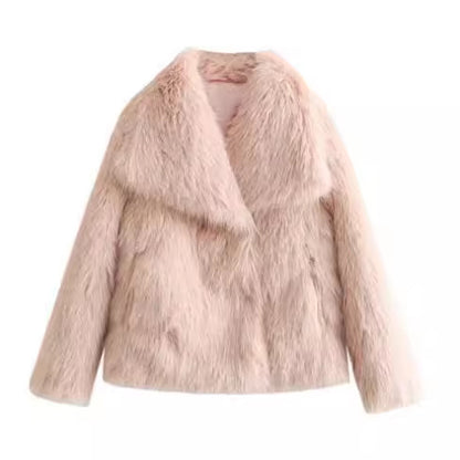 FrostGlam Faux Fur Coat