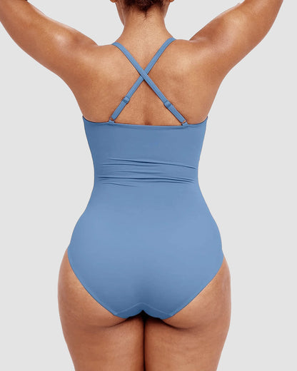 Smart Sculpt U-Ring Cut Out Shaping Swimsuit