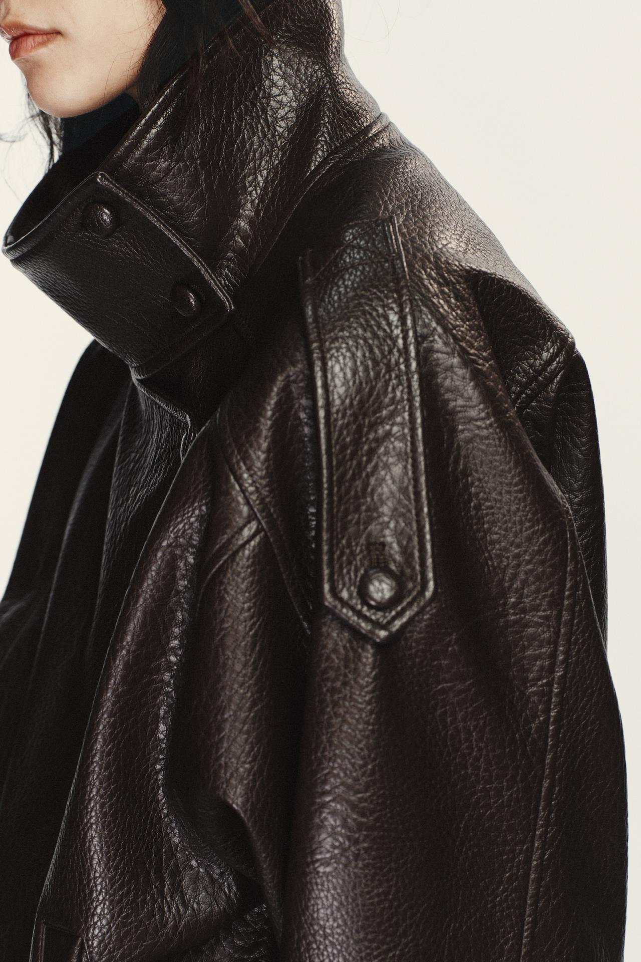 Faux Leather Jacket