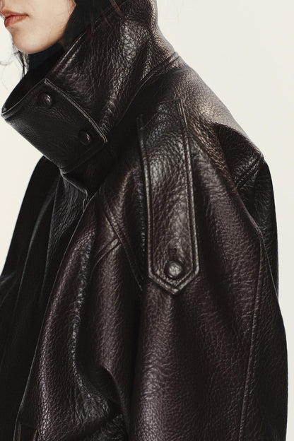 Faux Leather Jacket