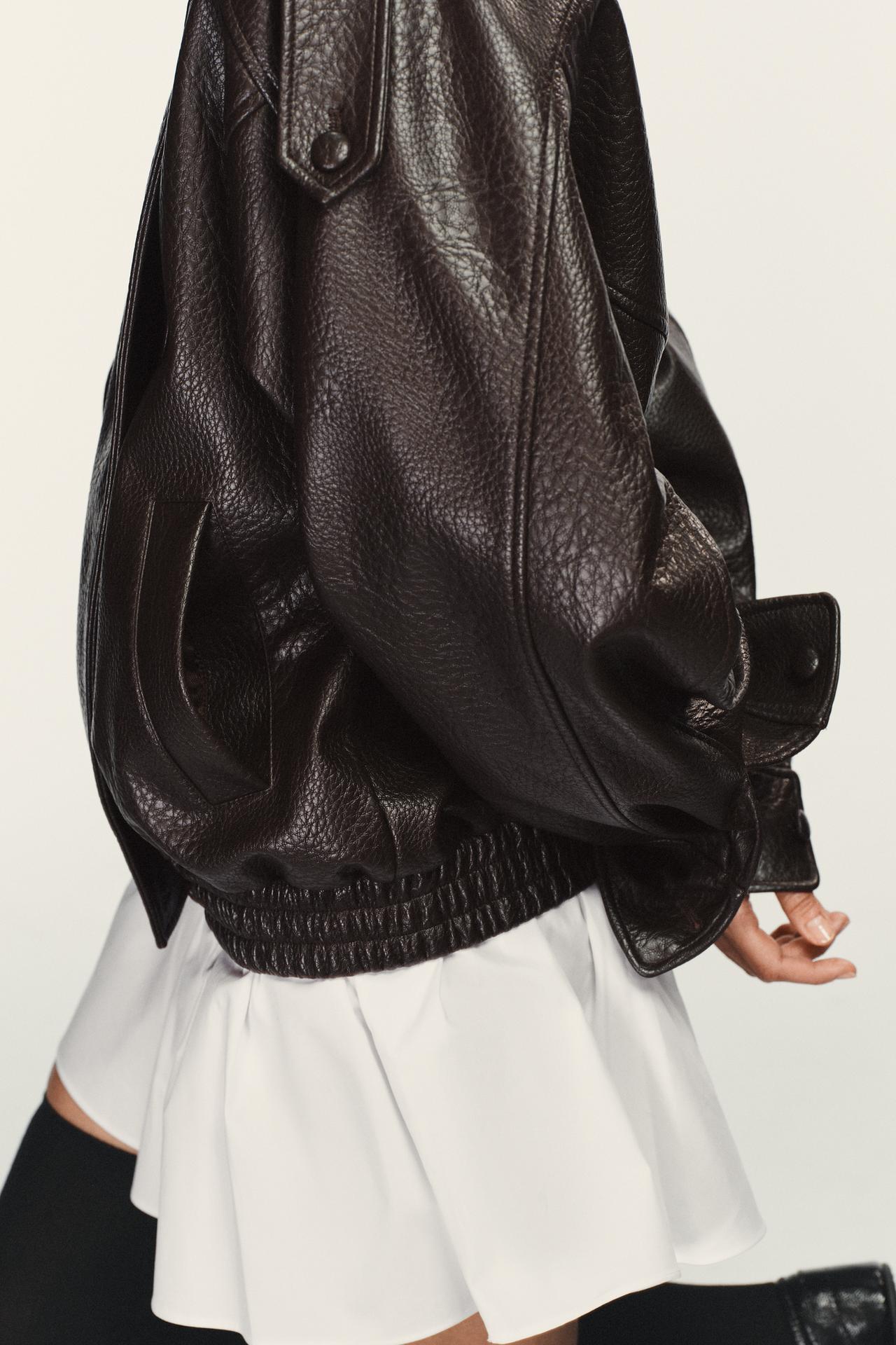 Faux Leather Jacket