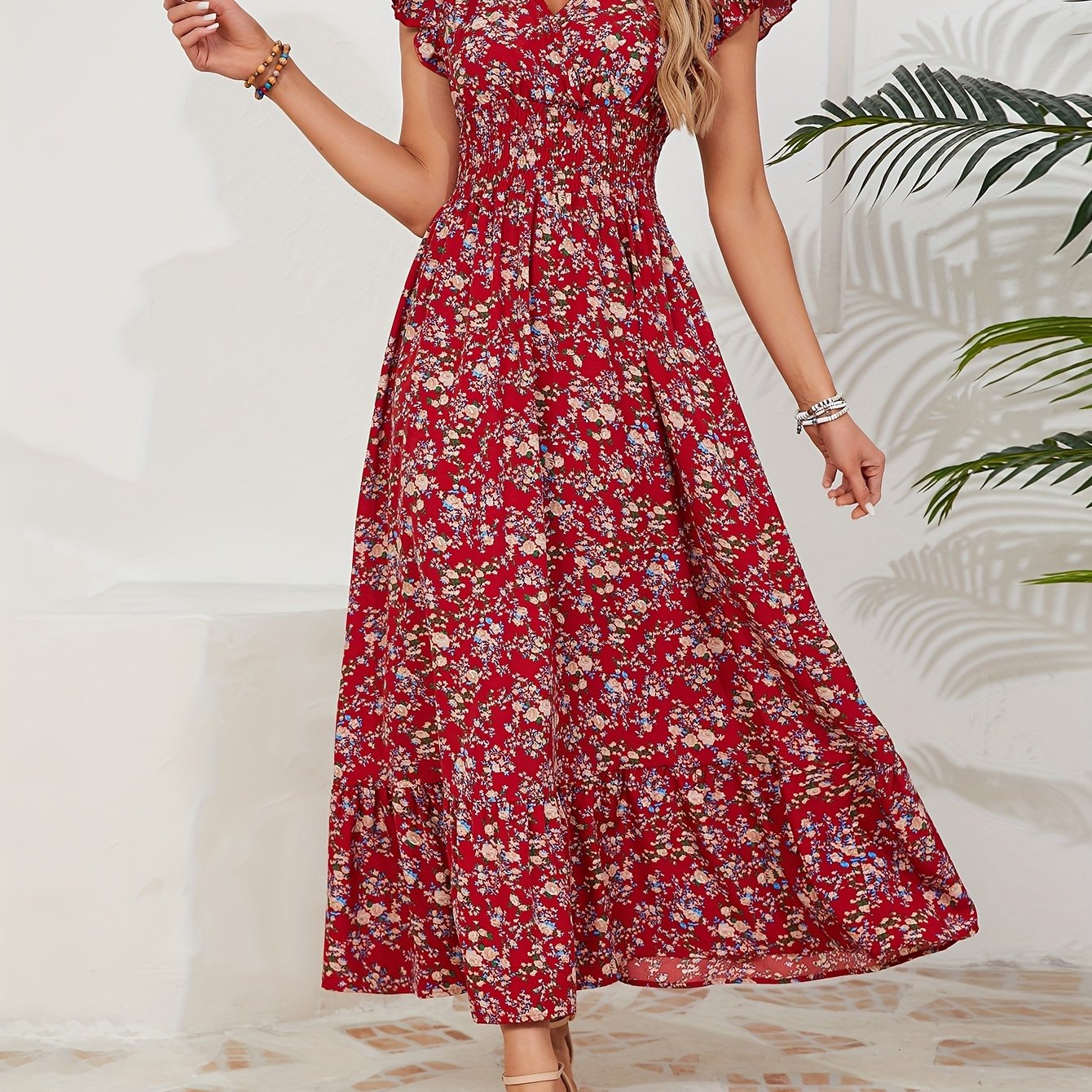 FloraVibe Summer Maxi Dress