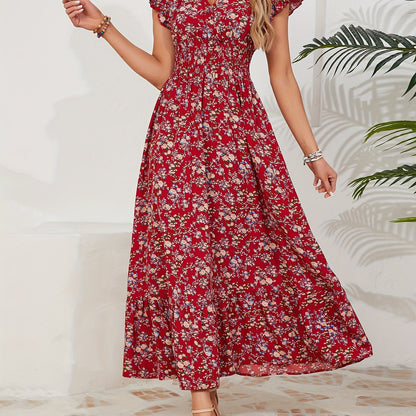 FloraVibe Summer Maxi Dress