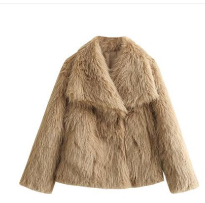 FrostGlam Faux Fur Coat
