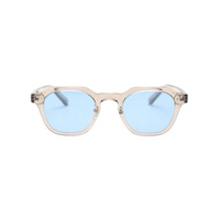 Transparent with Blue Lenses