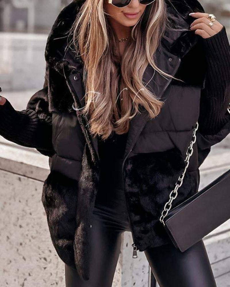 Evie Cosy Hooded Coat