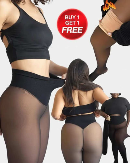 Translucent Fleece Lined Tights