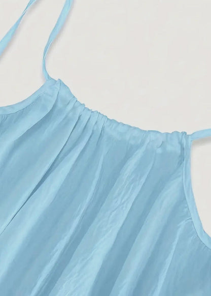 Lunara Elegant Backless Cami Dress