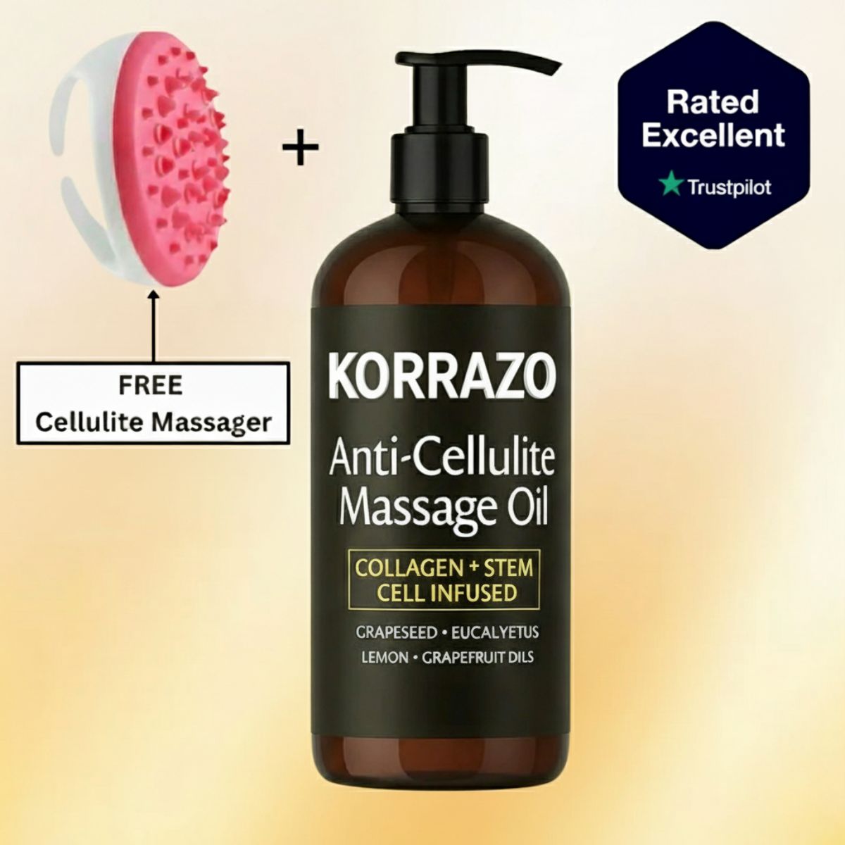 Korrazo Anti Cellulite Massage Oil