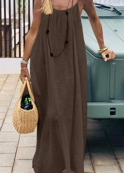 Lunara Elegant Backless Cami Dress