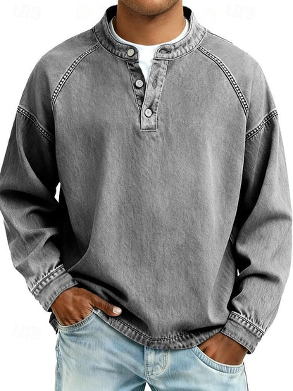 The Hudson Denim Henley