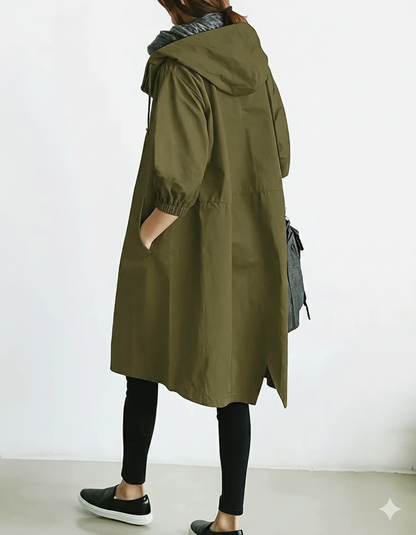 Anna - Hooded Trench Coat