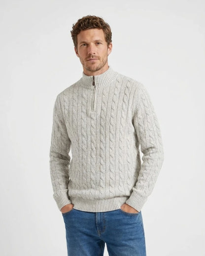 Montreux Cable Half-Zip Sweater