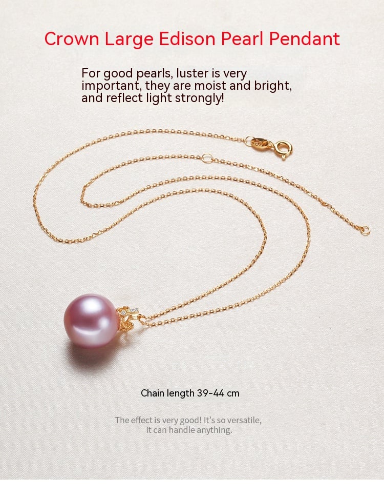 Royal Pearl Crown Necklace