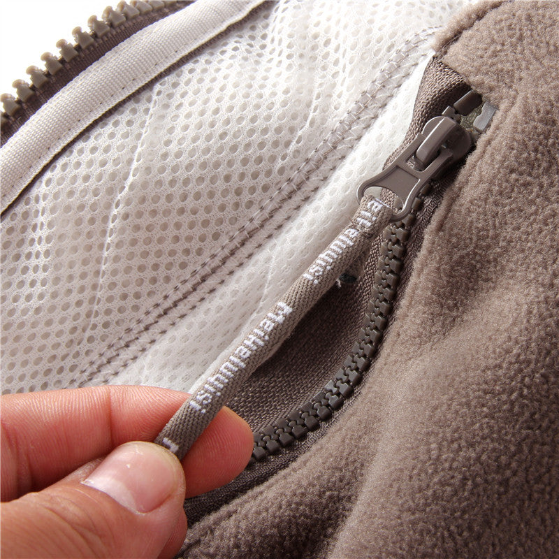 Man Double-Sided Polar Fleece Jacket