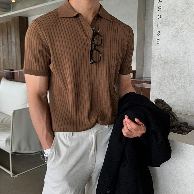 Korrazo Knitted Polo Shirt