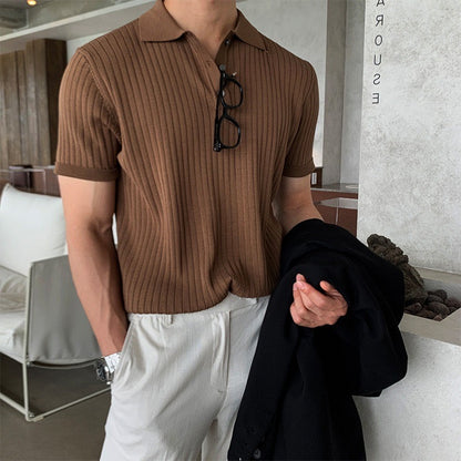 Korrazo Knitted Polo Shirt