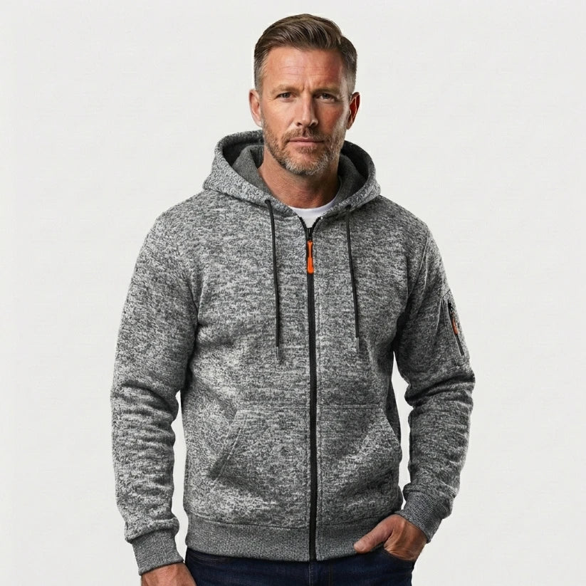 Men’s Thermal Zip-Up Fleece Outdoor Jacket