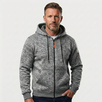 Men’s Thermal Zip-Up Fleece Outdoor Jacket