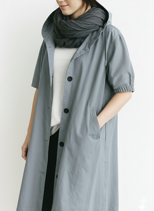 Anna - Hooded Trench Coat