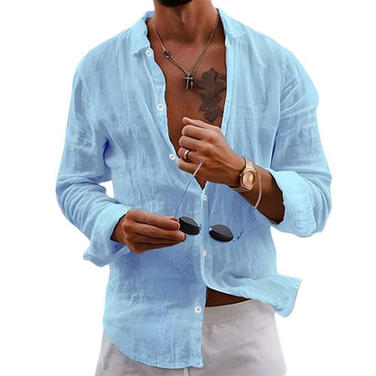 BreezyFit Linen Cotton Summer Shirt