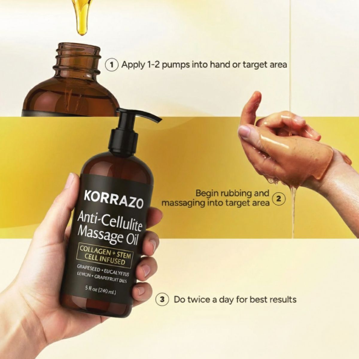 Korrazo Anti Cellulite Massage Oil