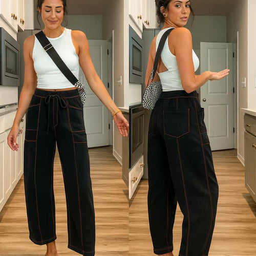 Tanming Women's Barrel Sweatpants