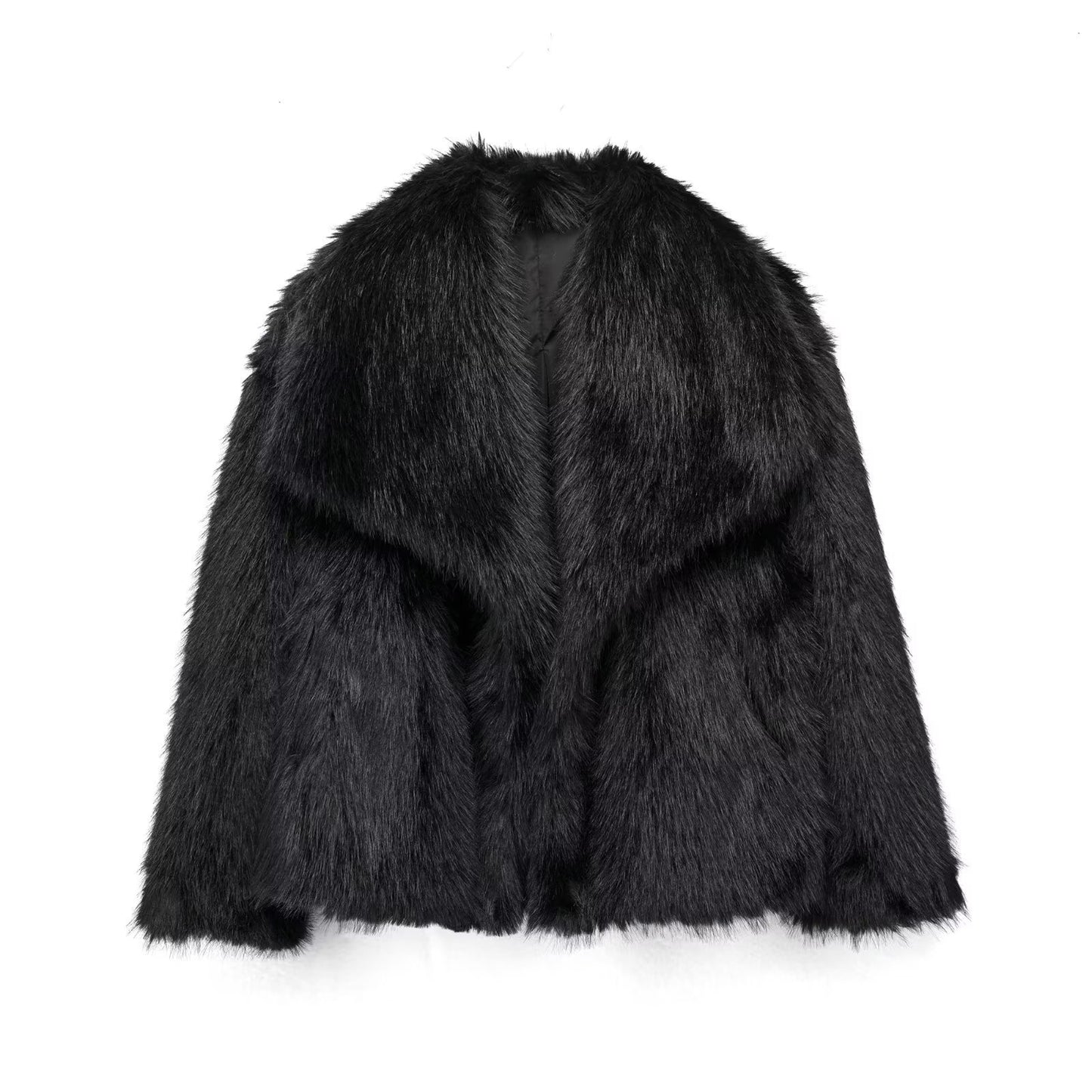 FrostGlam Faux Fur Coat