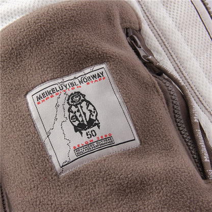 Man Double-Sided Polar Fleece Jacket