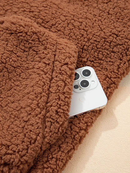 Marjorie Fit Zip Up Teddy Jacket