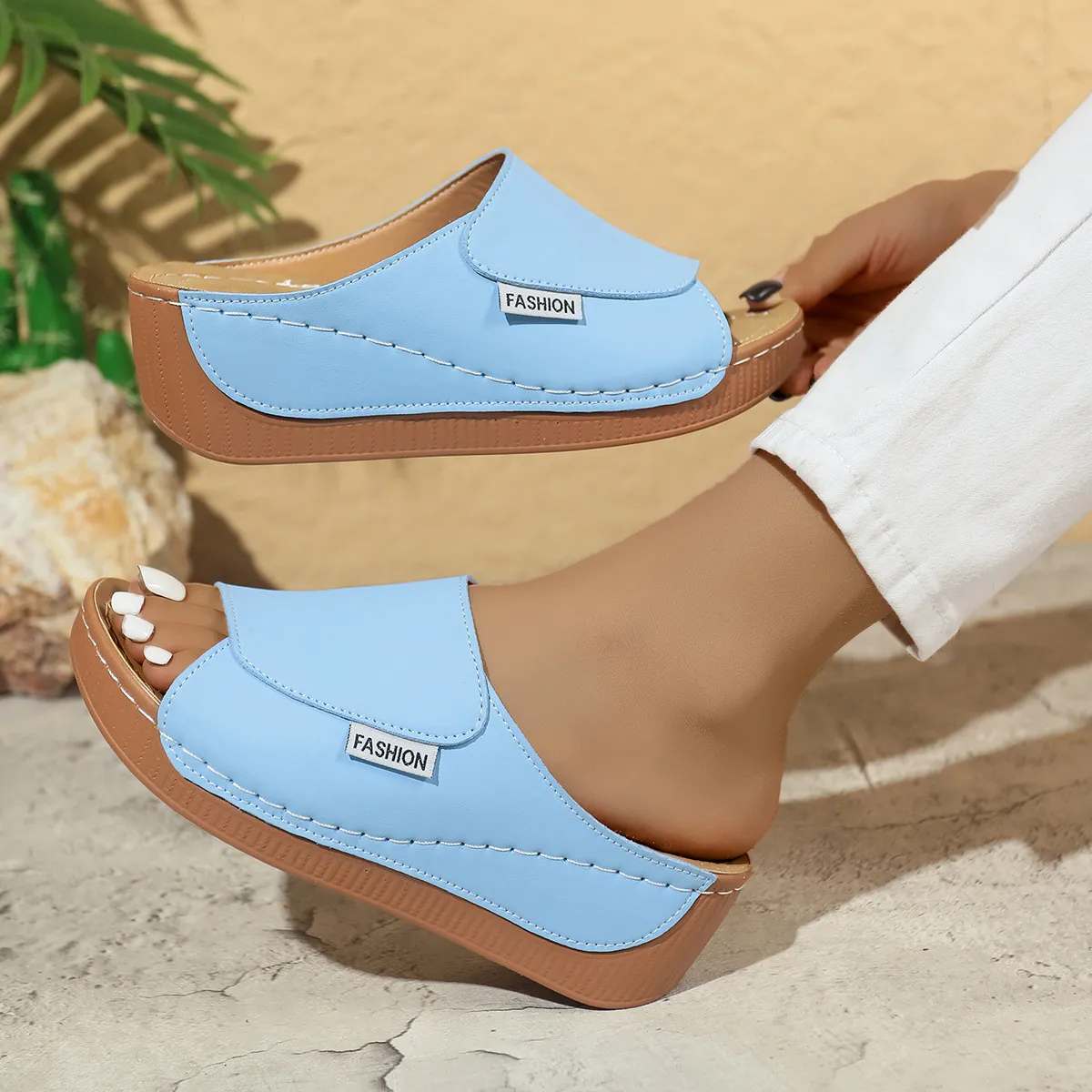 WaveWalk™ Roman Beach Slippers
