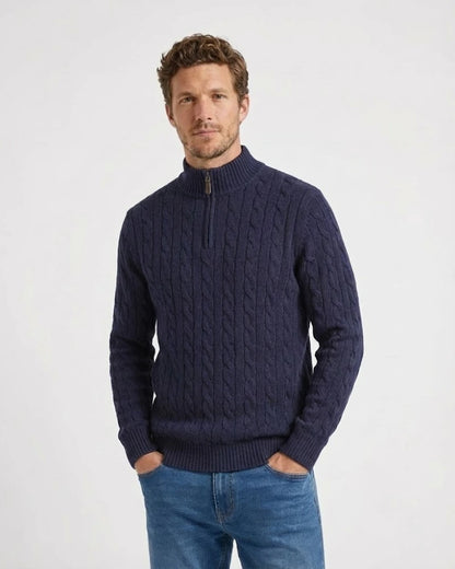 Montreux Cable Half-Zip Sweater
