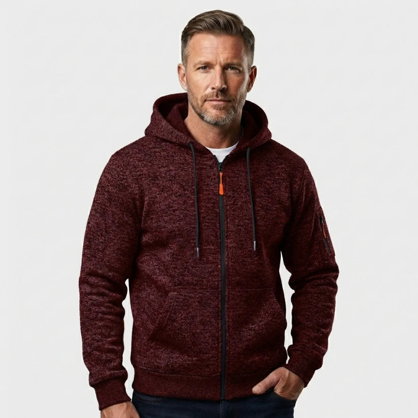 Men’s Thermal Zip-Up Fleece Outdoor Jacket