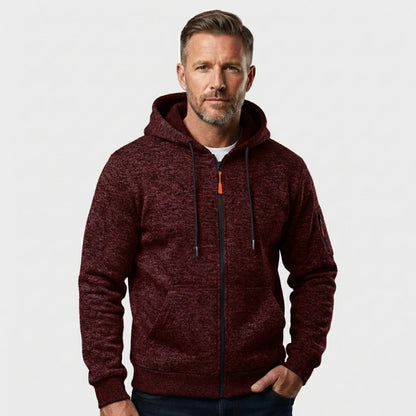 Men’s Thermal Zip-Up Fleece Outdoor Jacket