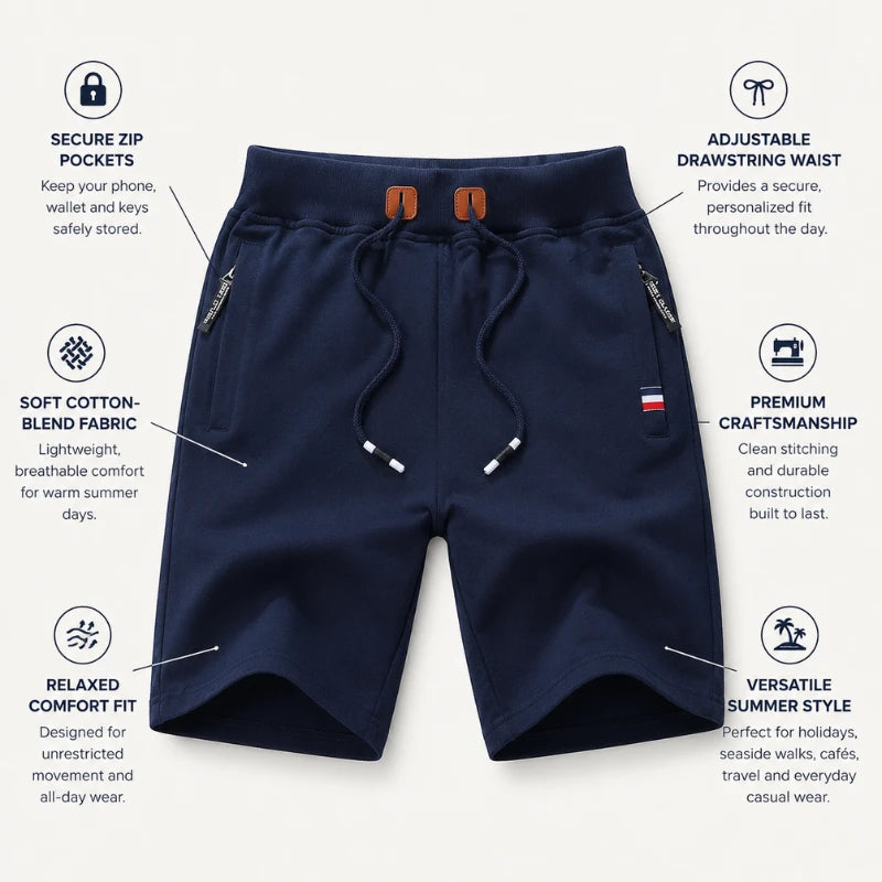 The Riviera Casual Summer Shorts