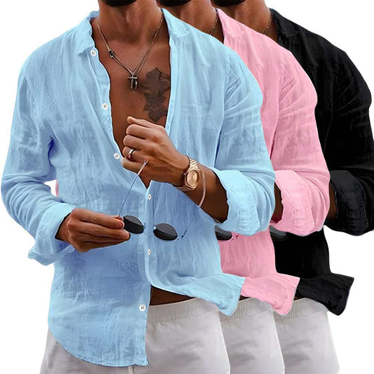 BreezyFit Linen Cotton Summer Shirt