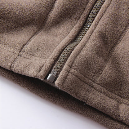 Man Double-Sided Polar Fleece Jacket
