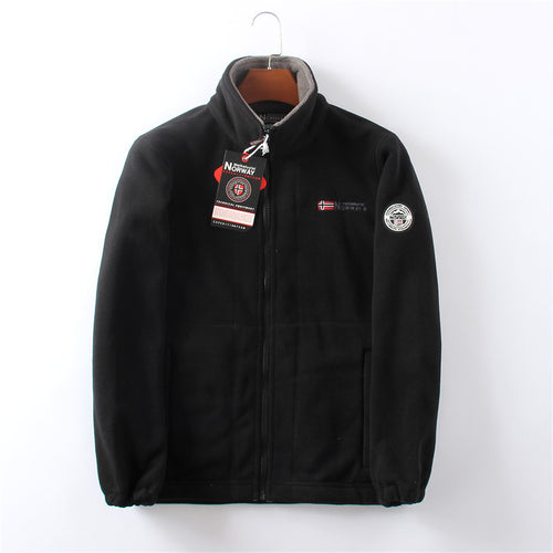 Man Double-Sided Polar Fleece Jacket