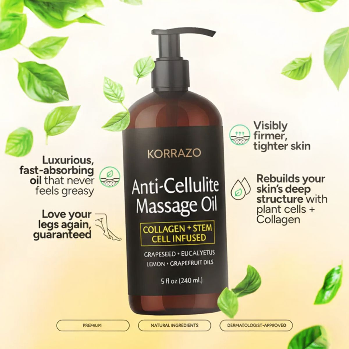 Korrazo Anti Cellulite Massage Oil