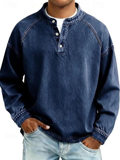 The Hudson Denim Henley