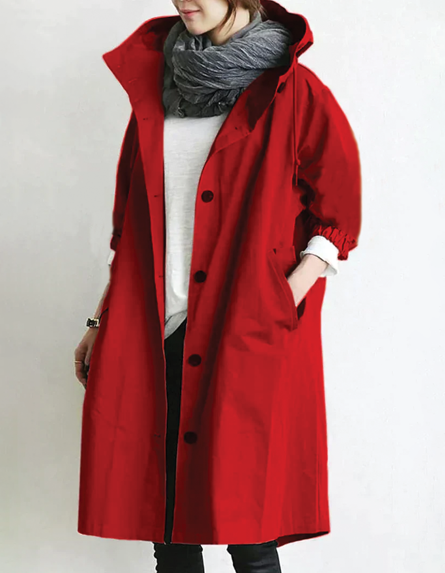 Anna - Hooded Trench Coat