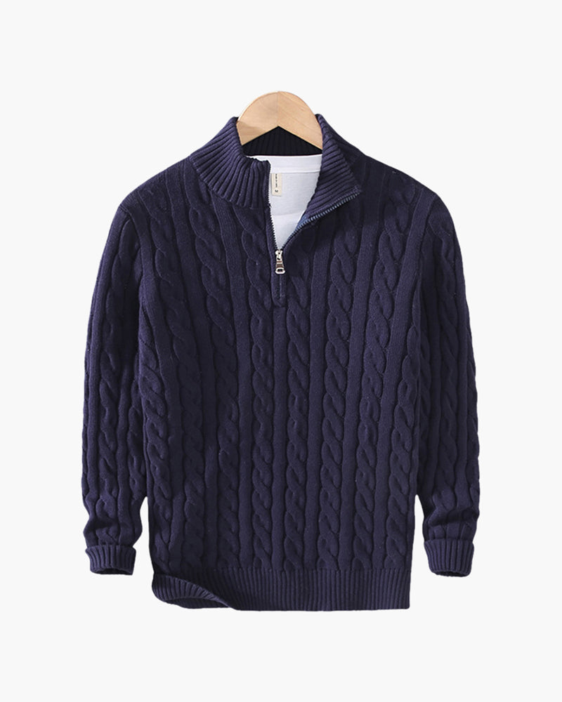 Montreux Cable Half-Zip Sweater